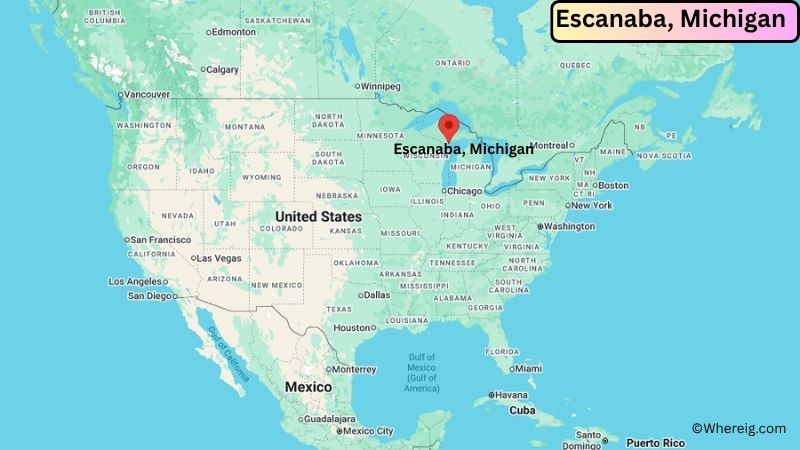 Where is Escanaba Located in Delta County, Michigan