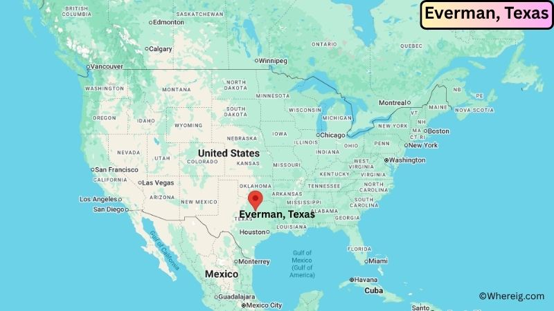 Where is Everman Located in Tarrant County, Texas