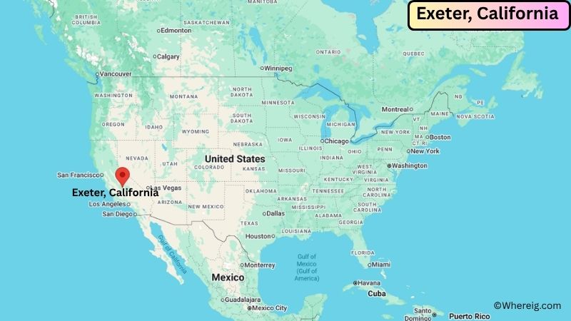 Where is Exeter Located in Tulare County, California