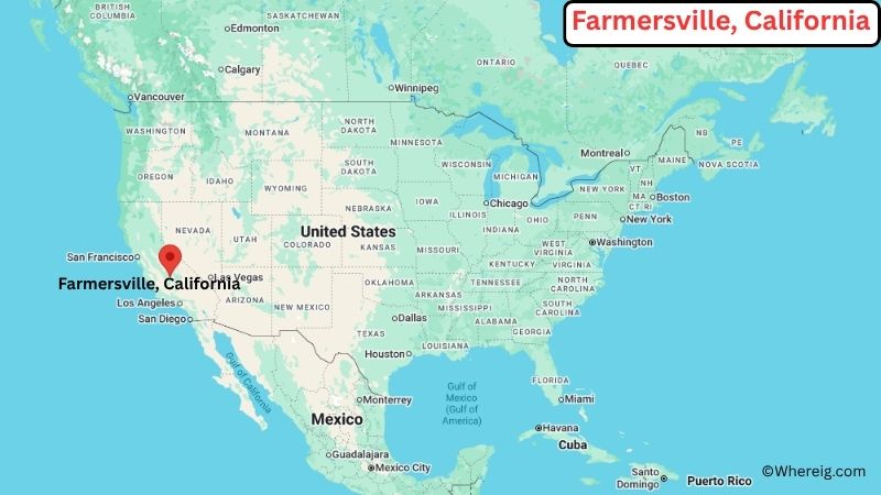 Where is Farmersville Located in Tulare County, California