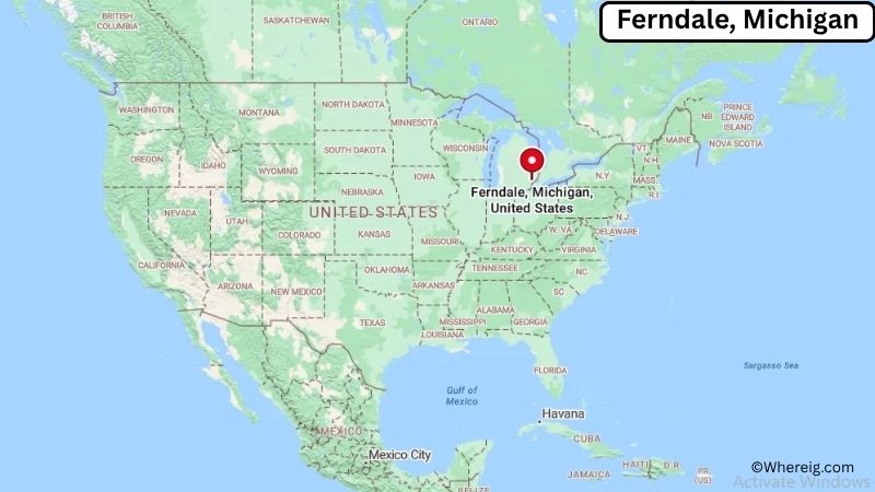 Where is Ferndale Located in Oakland County, Michigan