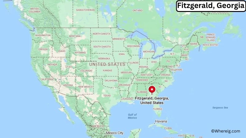 Where is Fitzgerald Located in Ben Hill County, Georgia