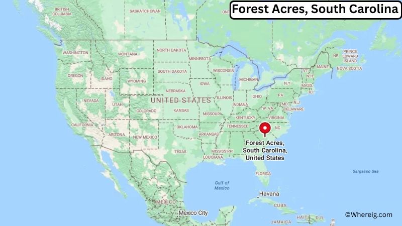 Where is Forest Acres Located in Richland County, South Carolina