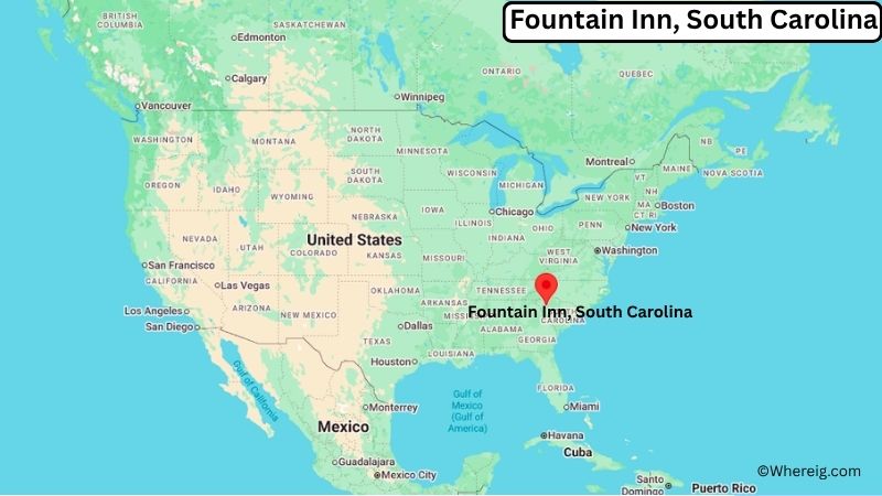 Where is Fountain Inn Located in Greenville County, South Carolina