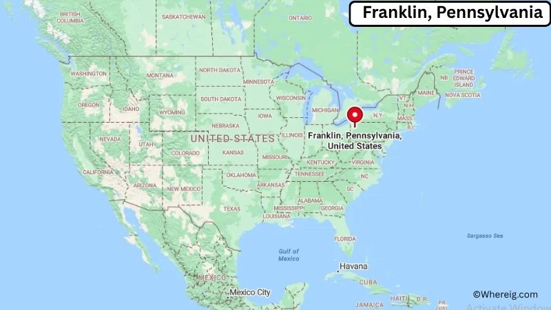 Where is Franklin Located in Venango County, Pennsylvania