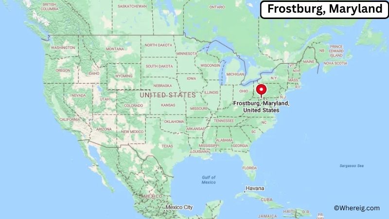 Where is Frostburg Located in Allegany County, Maryland