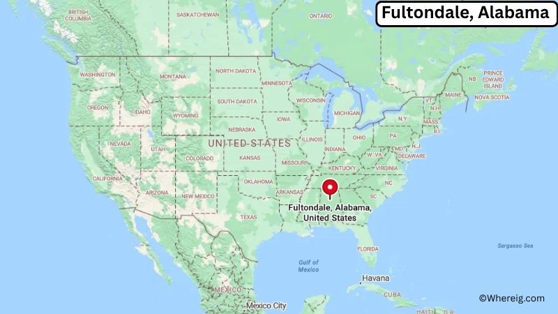 Where is Fultondale Located in Jefferson County, Alabama