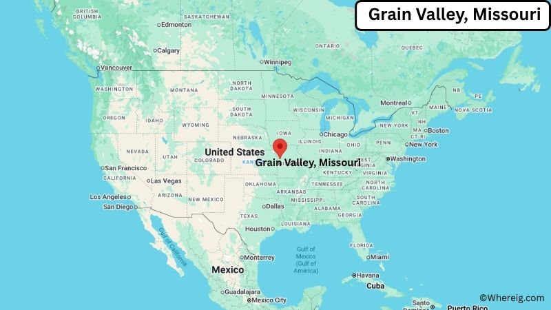 Where is Grain Valley Located in Jackson County, Missouri
