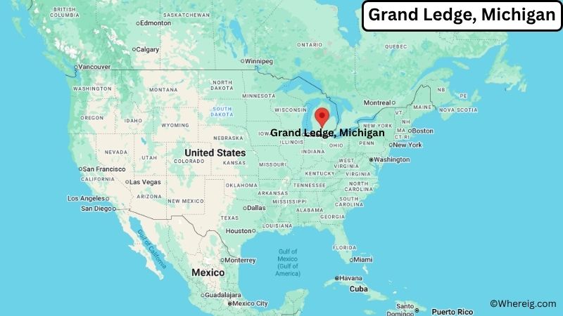 Where is Grand Ledge Located in Eaton County, Michigan