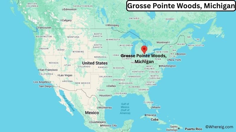 Where is Grosse Pointe Woods Located in Wayne County, Michigan