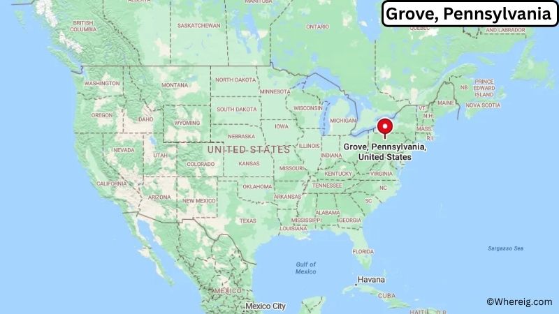 Where is Grove Located in Mercer County, Pennsylvania
