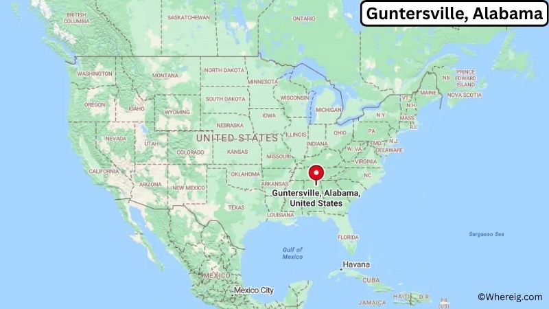 Where is Guntersville Located in Marshall County, Alabama