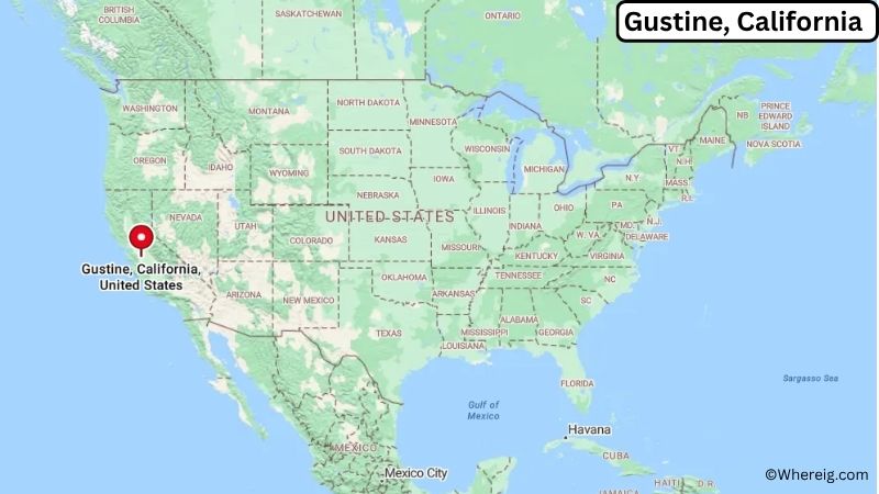 Where is Gustine Located in Merced County, California
