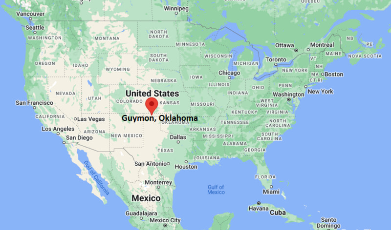 Where is Guymon, Oklahoma