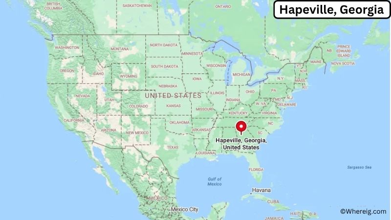 Where is Hapeville Located in Fulton County, Georgia