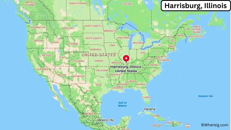 Where is Harrisburg Located in Saline County, Illinois