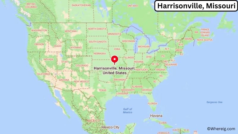 Where is Harrisonville Located in Cass County, Missouri
