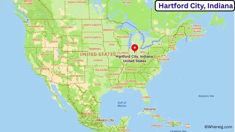 Where is Hartford City Located in Blackford County, Indiana