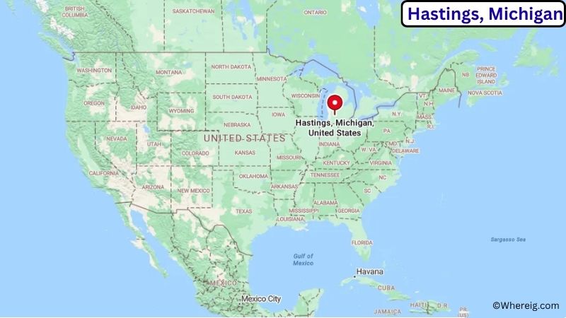 Where is Hastings Located in Barry County, Michigan