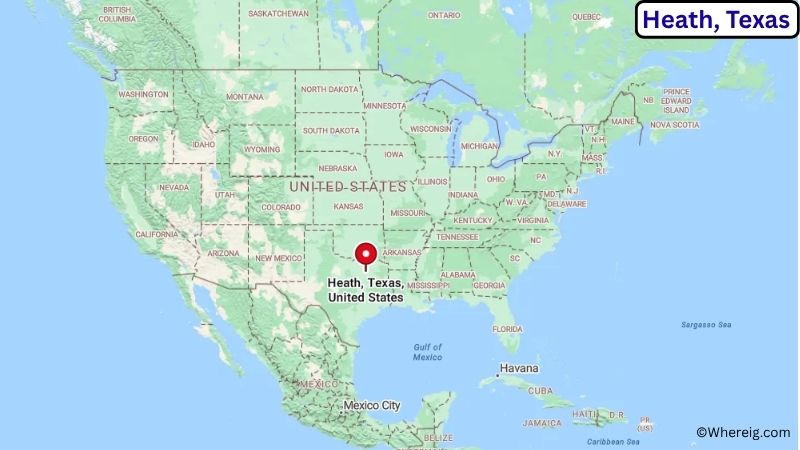 Where is Heath Located in Rockwall County, Texas