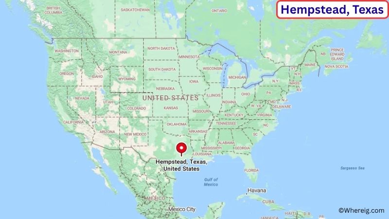 Where is Hempstead Located in Waller County, Texas