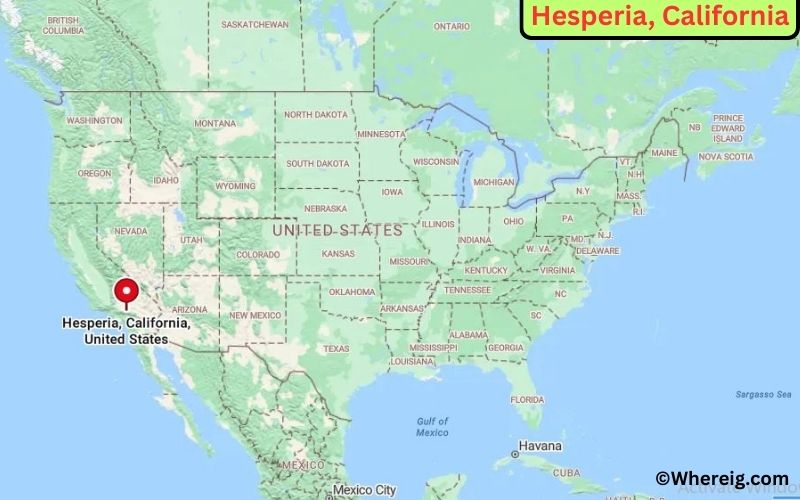 Where is Hesperia Located in San Bernardino, California