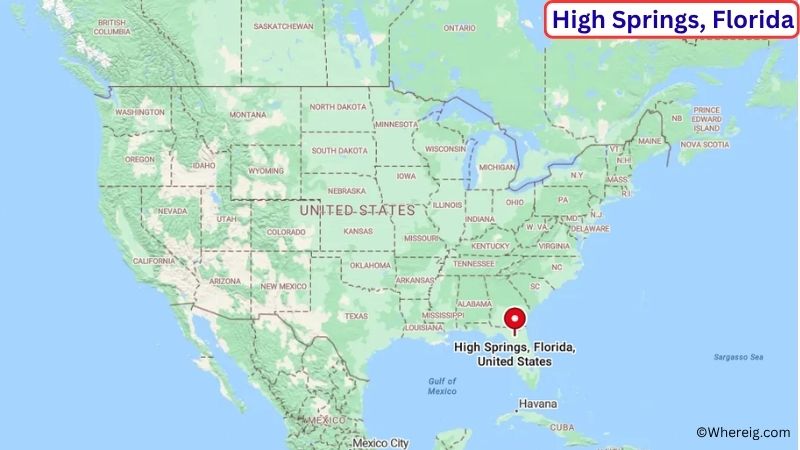 Where is High Springs Located in Alachua County, Florida