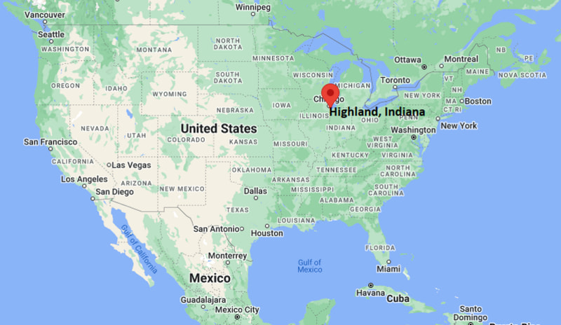 Where is Highland, Indiana