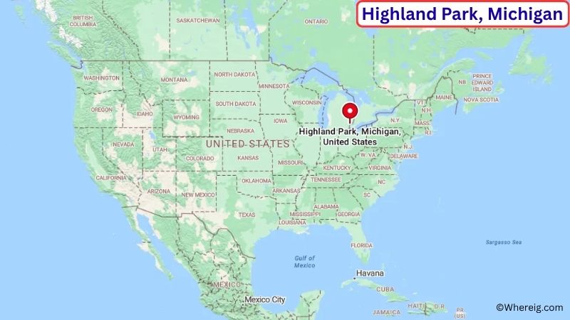 Where is Highland Park Located in Wayne County, Michigan