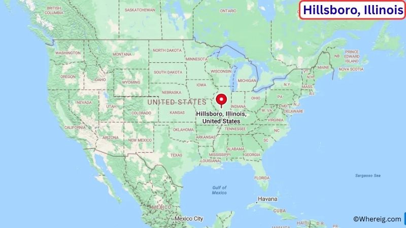 Where is Hillsboro Located in Montgomery County, Illinois
