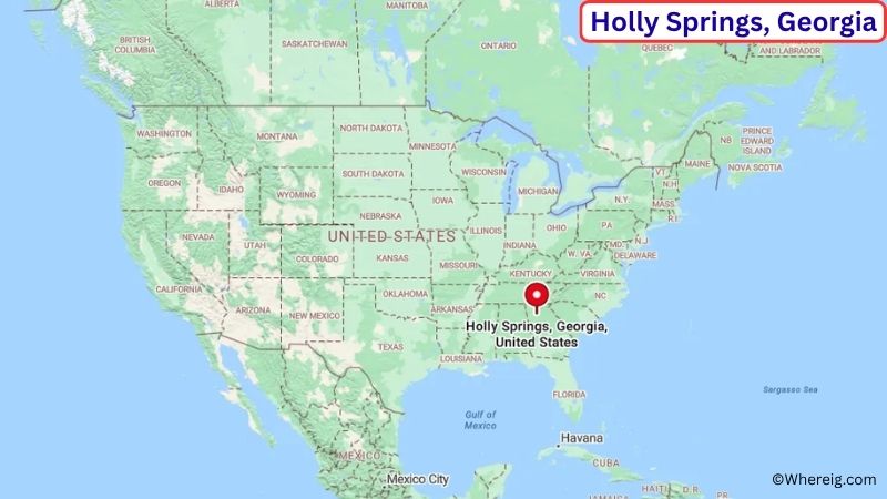 Where is Holly Springs Located in Cherokee County, Georgia