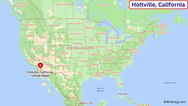 Where is Holtville Located in Imperial County, California