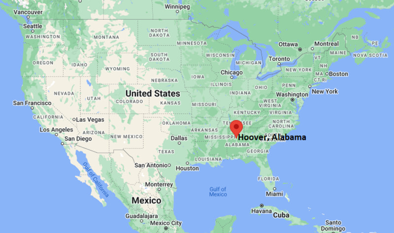 Where is Hoover, Alabama