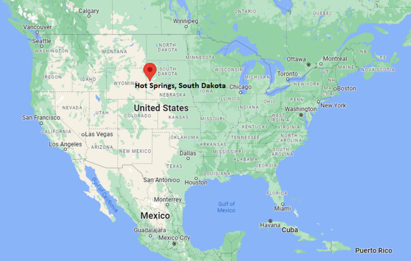 Where is Hot Springs, South Dakota