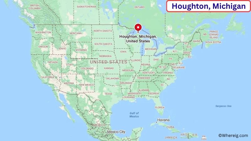Where is Houghton Located in Houghton County, Michigan