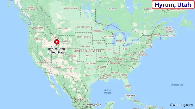 Where is Hyrum Located in Cache County, Utah