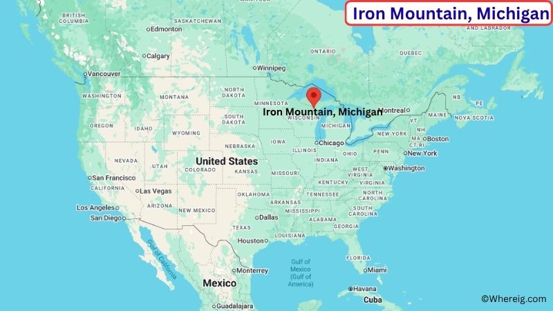 Where is Iron Mountain Located in Dickinson County, Michigan
