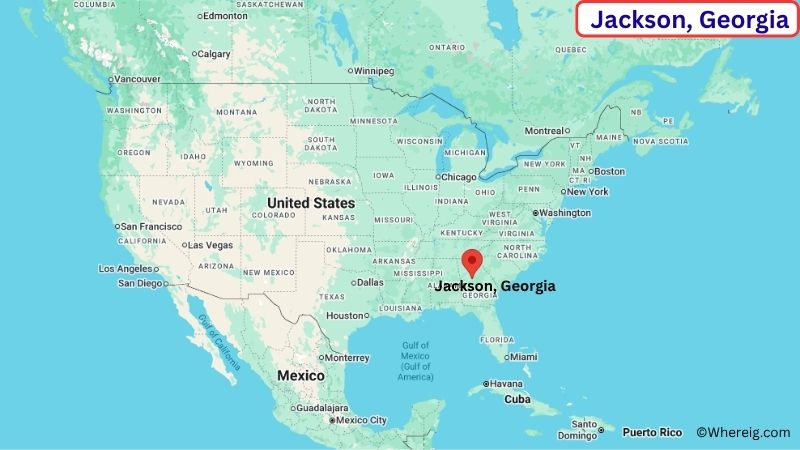 Where is Jackson Located in Butts County, Georgia