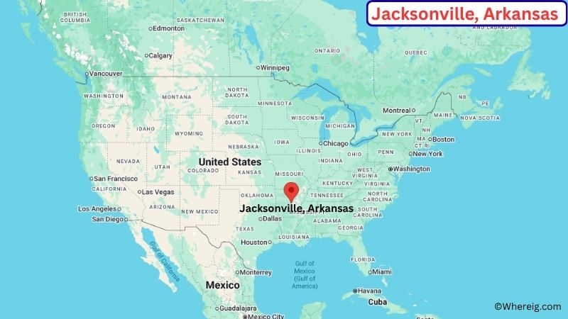 Where is Jacksonville Located in Pulaski County, Arkansas