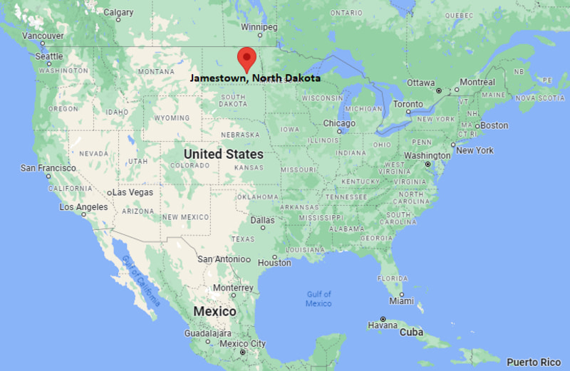 Where is Jamestown, North Dakota