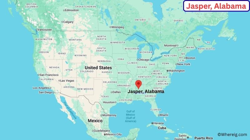 Where is Jasper Located in Walker County, Alabama