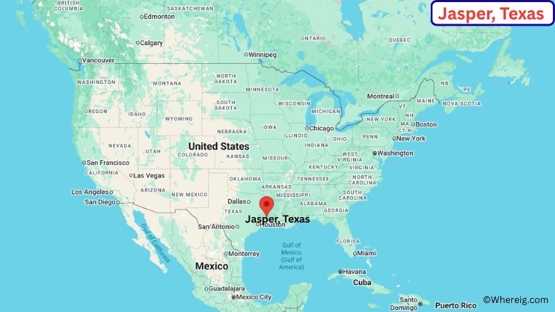 Where is Jasper Located in Jasper County, Texas