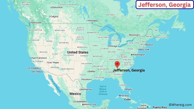 Where is Jefferson Located in Jackson County, Georgia