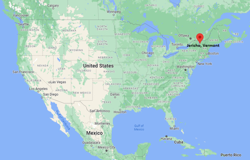 Where is Jericho, VT, USA? | Location Map of Jericho, Vermont