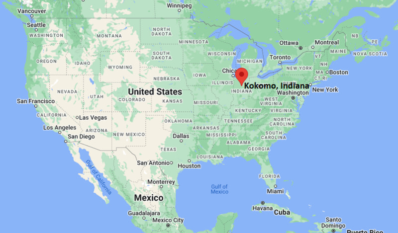 Where is Kokomo, Indiana