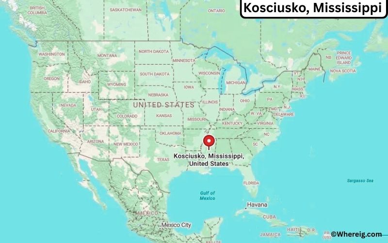 Where is Kosciusko, Mississippi