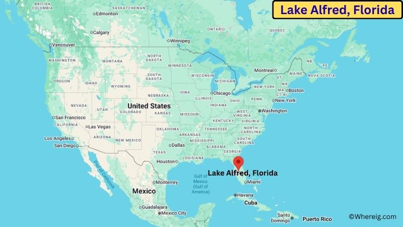 Where is Lake Alfred Located in Polk County, Florida