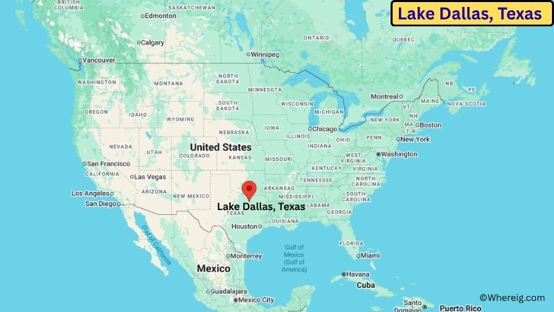 Where is Lake Dallas Located in Denton County, Texas