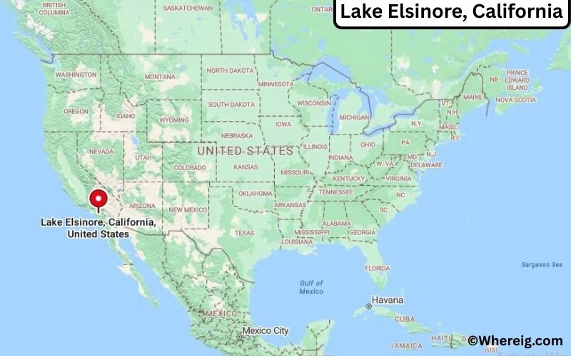 Where is Lake Elsinore Located in Riverside, California