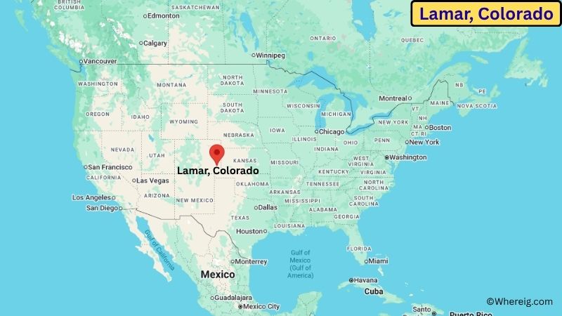 Where is Lamar Located in Prowers County, Colorado